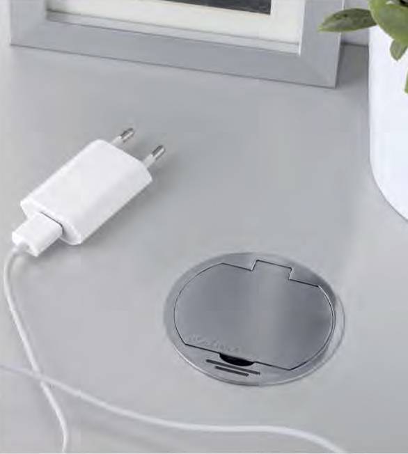 Elektro věž 1 zásuvka+1 USB