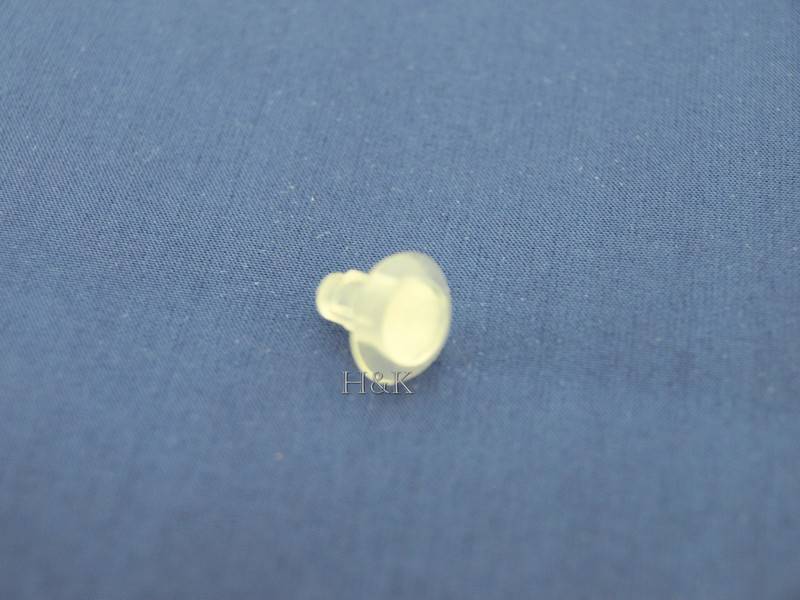 Gumový doraz zavrt.Transparentní