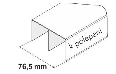 Horní vedení Gemini 4,05m Zlatá