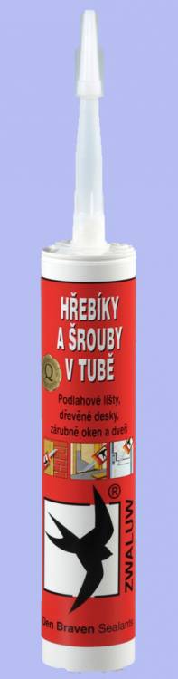 Hřebíky a šrouby v tubě