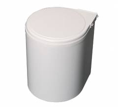 Odpadkový koš 215 13 l Šedý na bok