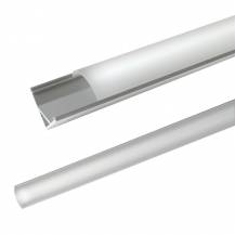 AL profil na led rohový LL 166 krytka půlkulatá 2M