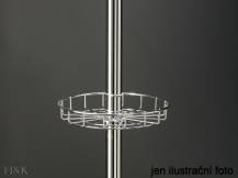 Koš na sloup pr.340mm CR mat