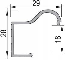 Madlo BETA 18mm Al d.2,7m