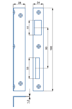 Plech zápustný 1/1 L
