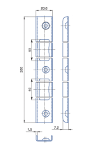 Plech zápustný K 193 universál