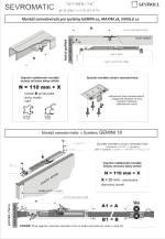 Samozavírač SEVROMATIC 1xL+1xP