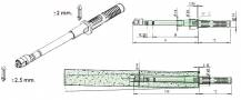 Skrytá konzola 145mm s hmoždinkou